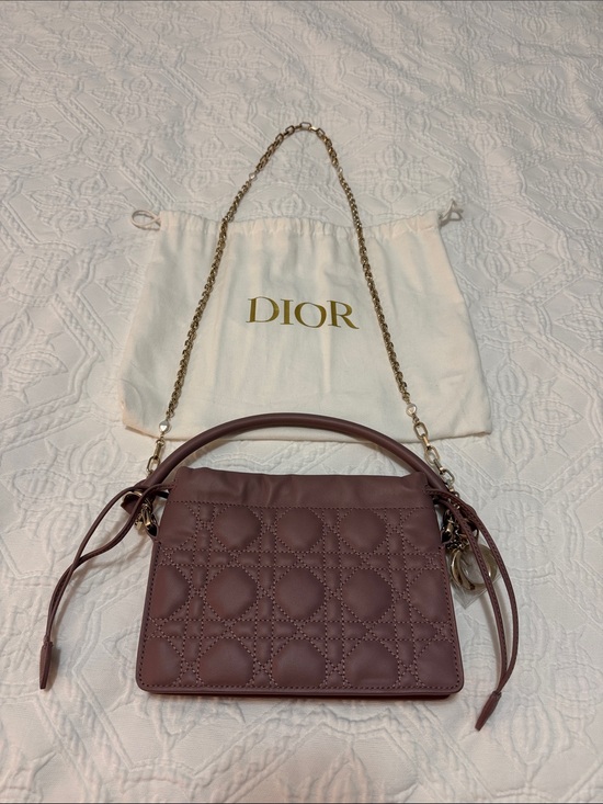Dior Handbags - Lady Dior Pouch in Pink Peony